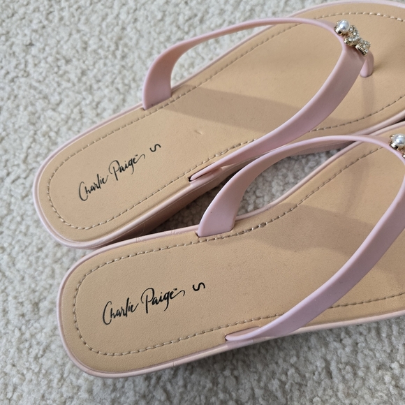 Charlie Paige Blush Sandals with Starfish Detail - Picture 6 of 9